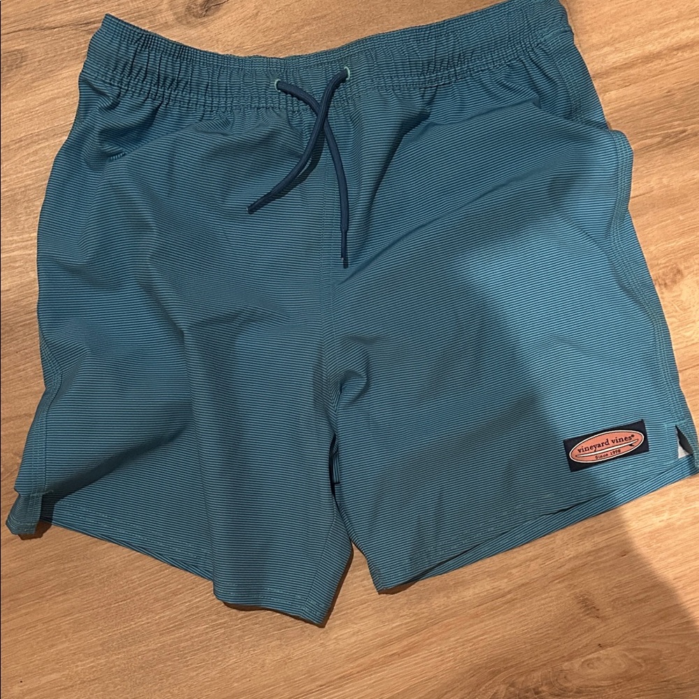 Vineyard Vines Teal Swim Shorts